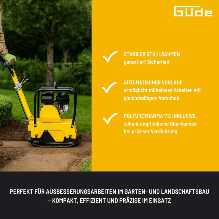 Güde Rüttelplatte GRP 125